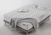 ATLANTIC COOLER firm cooling mattress on upholstered bed ATLANTIC COOLER firm cooling mattress on upholstered bed